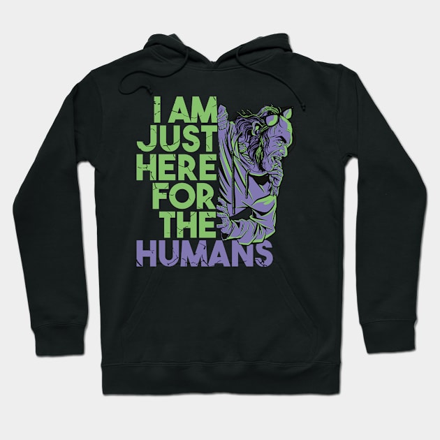 Zombie Human Fan Club Hoodie by Life2LiveDesign